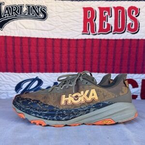 Size 12d - Hoka One One‎ Speedgoat Men's Size Green Running Sneakers 1147791 AQL